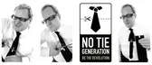 No Tie Generation: Isard Haasakker cutting off his tie